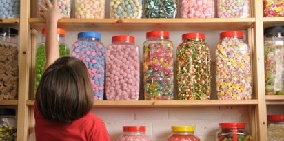 sklep cukierki dziecko