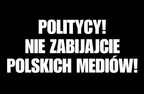 Wydawcy i dziennikarze apelują do senatorów: Nie zabijajcie wolnych mediów!