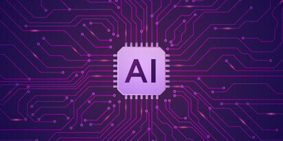 ai sztuczna inteligencja fiolet