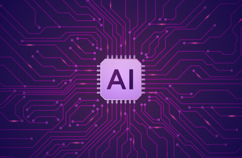 ai sztuczna inteligencja fiolet