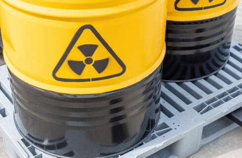 beczki substancje radioaktywne