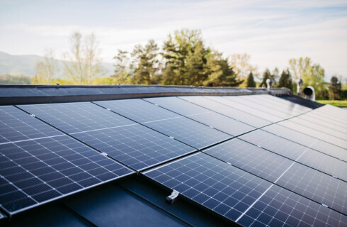 panele sloneczne dom dach