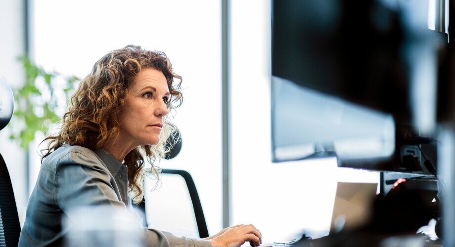 komputer ekran kobieta