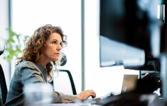 komputer ekran kobieta