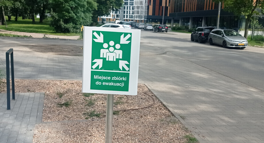 miejsce zbiorki do ewakuacji