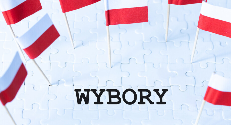 wybory polskie flagi