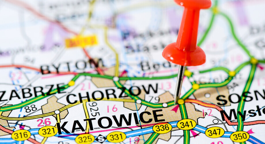 katowice mapa
