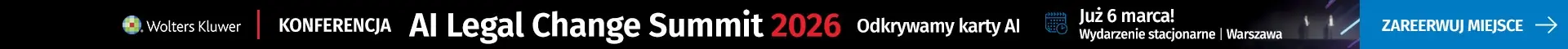 Konferencja AI Legal Change Summit 6 III 2026