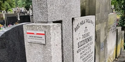 Grob weterana Tadeusz Szczurowski