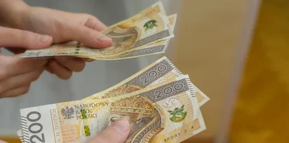 Zlotowki Banknoty Rece