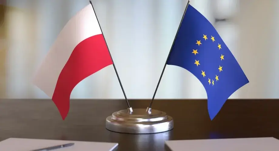 Flaga Polska Unia Europejska