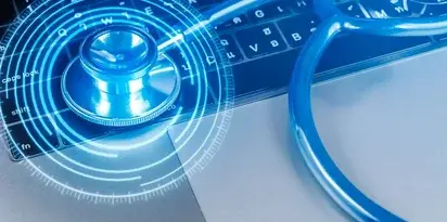 Cyberzdrowie Stetoskop Laptop