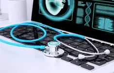 Cyberzdrowie Stetoskop Laptop