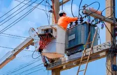 Energetyka Slup Transformator Awaria Naprawa