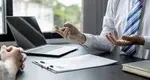 Urzad Urzednik Biurko Laptop