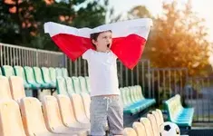 Kibic Dziecko Pilka Nozna Polska