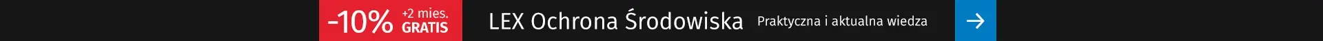 LEX Ochrona Srodowiska - Promocja miesiąca